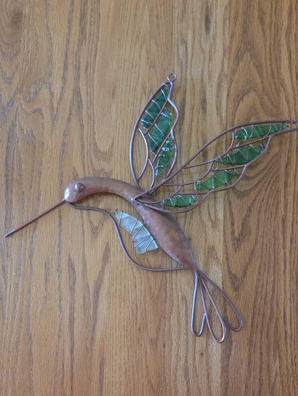 Metal Hummingbird Wall Art